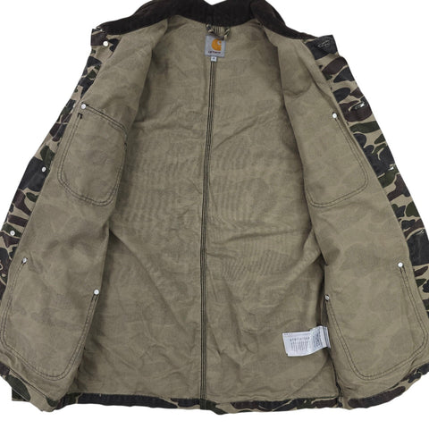 Carhartt Michigan Workwear Camouflage Chore Jacket Men's Medium