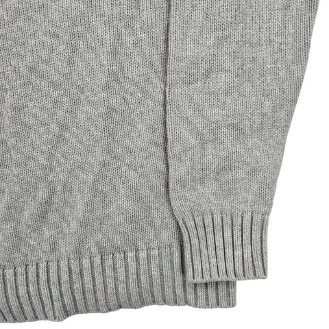 Polo Ralph Lauren Spellout Knitted Jumper Grey Men's Large