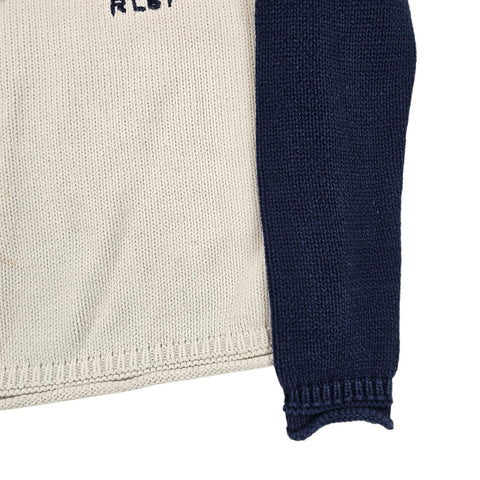 Polo Ralph Lauren USA Flag Colourblock Knitted Jumper Men's Small