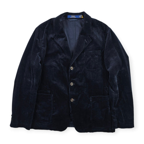 Polo Ralph Lauren Chore Jacket Corduroy Blazer Navy Blue Men's XL