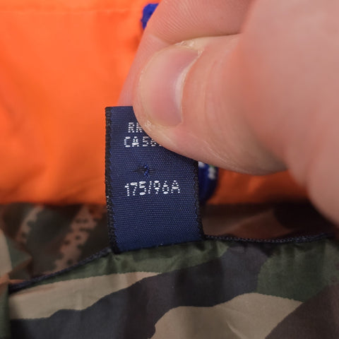 Polo Ralph Lauren 750 Sherpa Sportsmen Down Puffer Jacket Orange Men's Medium