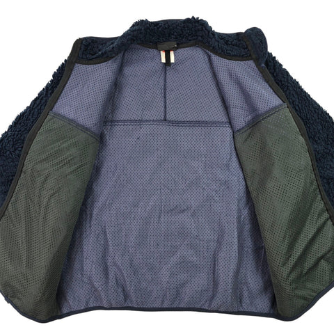 Patagonia Vintage Deep Pile Sherpa Fleece Jacket Blue Men's Large