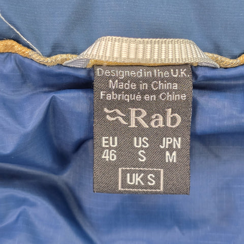 Rab Sanctuary Vest Down Puffer Gilet Jacket Blue Men's Small