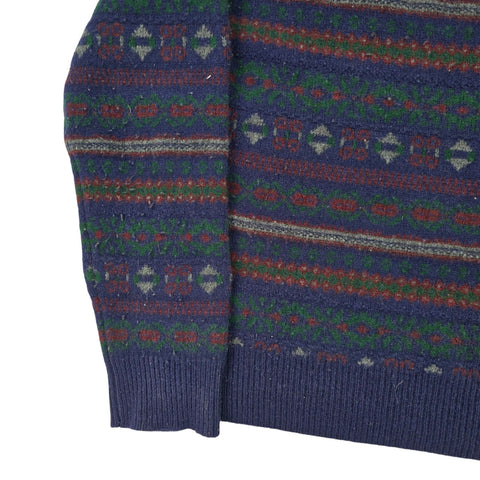 Polo Ralph Lauren Fair Isle Pattern Knitted Jumper Men's Large