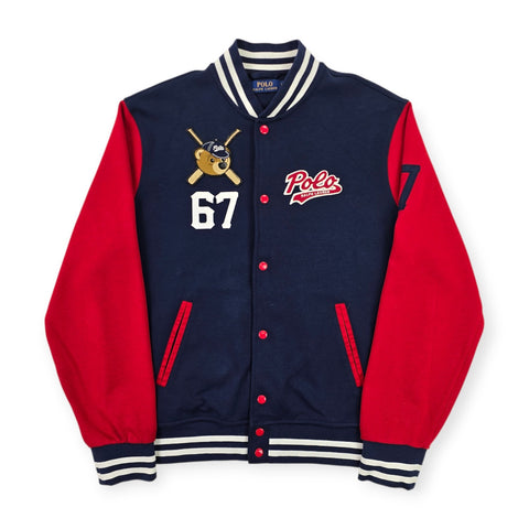 Polo Ralph Lauren Bears Spellout Varsity Jacket Men's Large