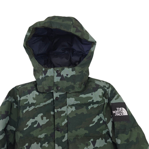 The North Face Box Canyon 550 Camouflage Down Puffer Jacket Men's Small