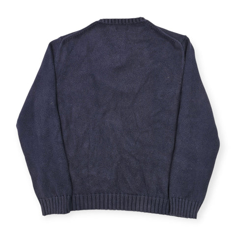 Polo Ralph Lauren USA Flag Knitted Jumper Blue Men's Large