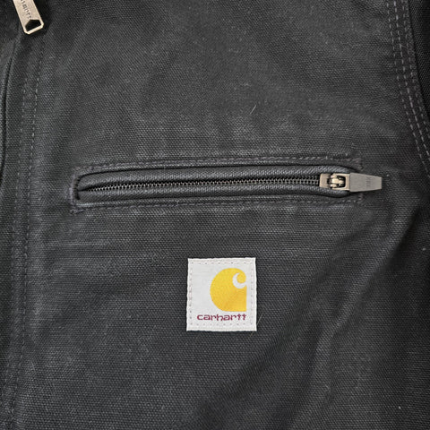 Carhartt Detroit Workwear Blanket Lined Jacket Black Men's Medium