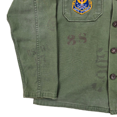 Polo Ralph Lauren Military Army Patches Field Jacket Green Men's Small