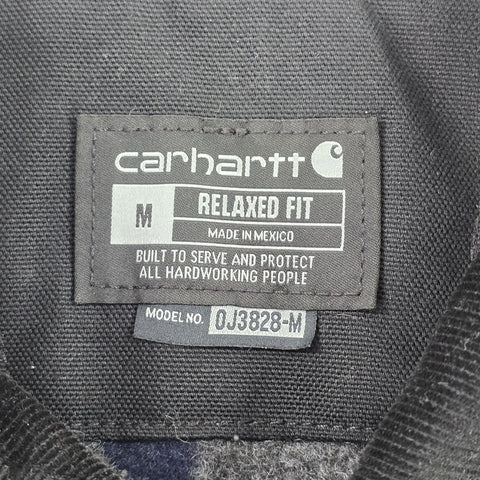 Carhartt Detroit Workwear Blanket Lined Jacket Black Men's Medium