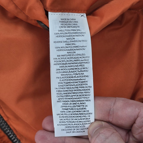 Polo Ralph Lauren Reversible Military Patch Flight Bomber Jacket Men's Medium