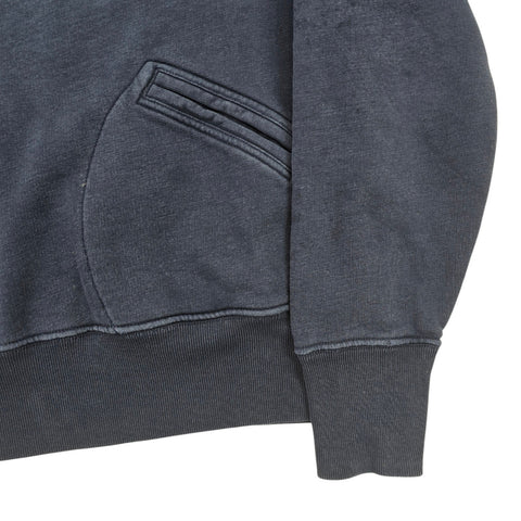 Polo Ralph Lauren R.F.C Rose Rugby 1/4 Zip Graphic Sweatshirt Blue Men's Small