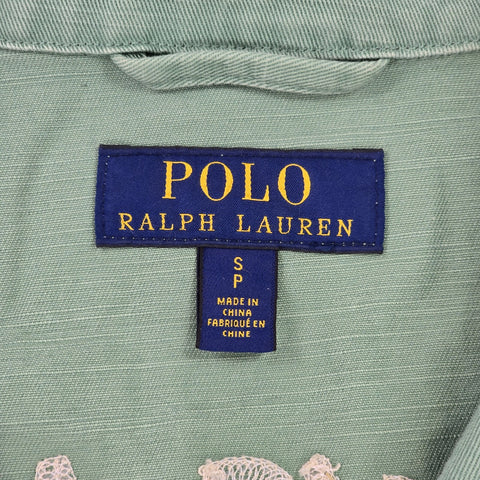 Polo Ralph Lauren Marina Spellout Chore Blazer Jacket Green Men's Small