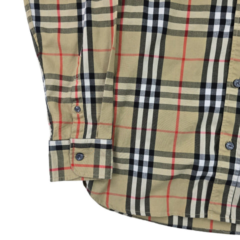 Burberry London Nova Check Long Sleeve Shirt Men's Small