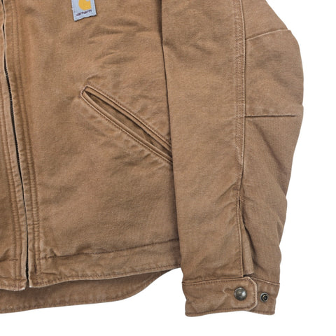 Carhartt Detroit Workwear Blanket Lined Jacket Brown Men's Small