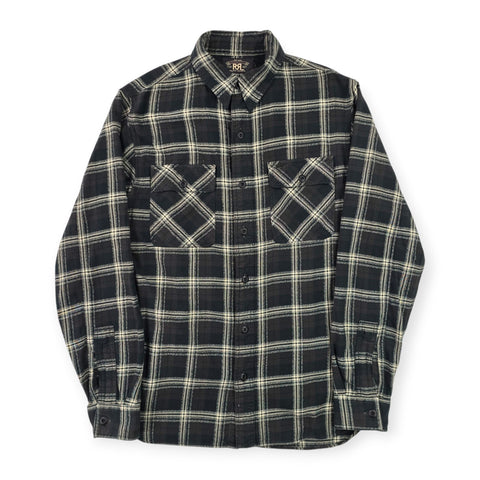 RRL Ralph Lauren Thick Flannel Checkered Shirt Men's Small