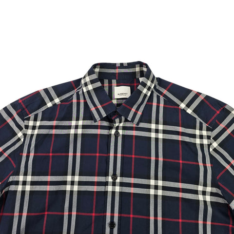 Burberry Nova Check Short Sleeve Shirt Men's Large