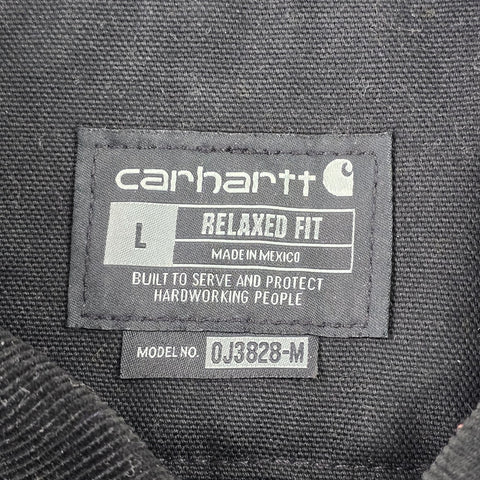 Carhartt Detroit Workwear Blanket Lined Jacket Black Men's Large