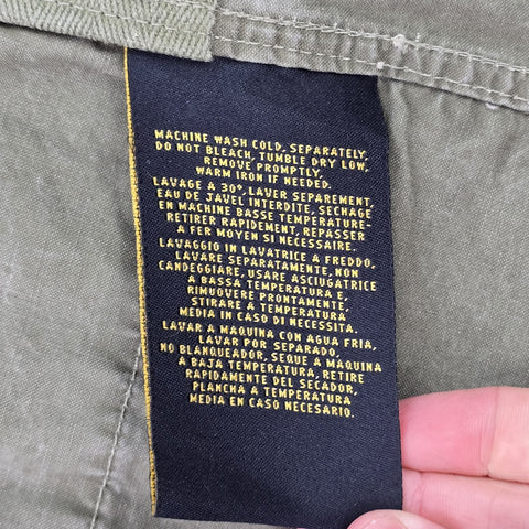 Polo Ralph Lauren Military Patch Field Jacket Green Men's Medium