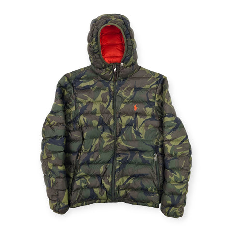 Polo Ralph Lauren Down Puffer Camouflage Jacket Men's Small