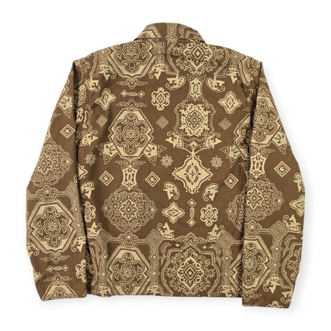 Carhartt WIP Detroit Bandana Pattern Jacket Brown Men's Large