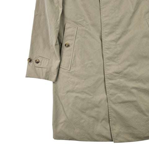 Burberry Pimlico Single Breasted Nova Check Car Coat Brown Men's Medium