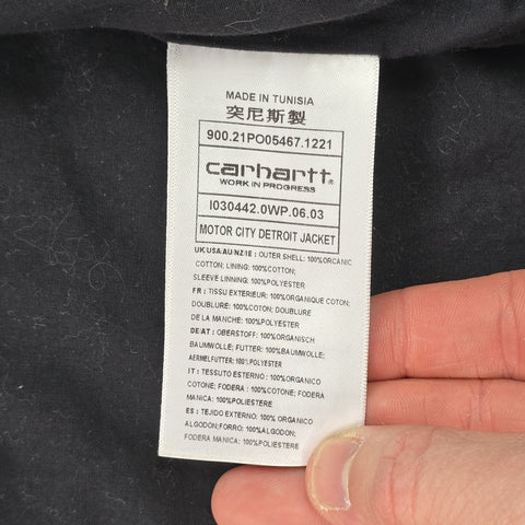 Carhartt WIP Detroit Motor City Graphic Bomber Jacket Brown Men's Large