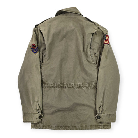 Polo Ralph Lauren Military Patch Field Jacket Green Men's Small