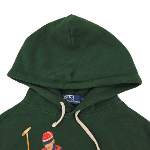 Polo Ralph Lauren 5 Horse Men Hoodie Green Men's Small Limited Edition