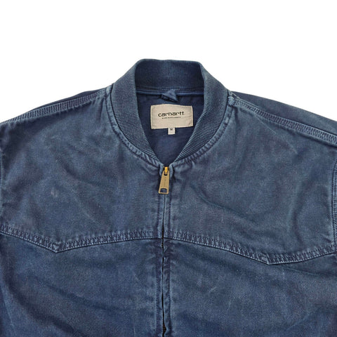 Carhartt WIP OG Santa Fe Bomber Jacket Blue Men's Medium