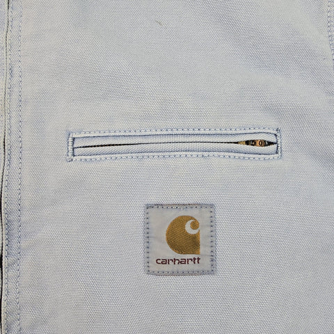 Carhartt WIP Detroit Dyed Bomber Jacket Blue Men's Large