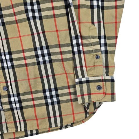 Burberry London Nova Check Long Sleeve Shirt Men's Small