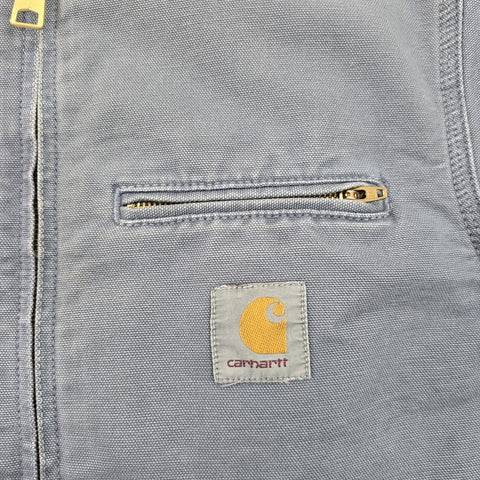 Carhartt WIP Detroit Dyed Bomber Jacket Blue Men's Small