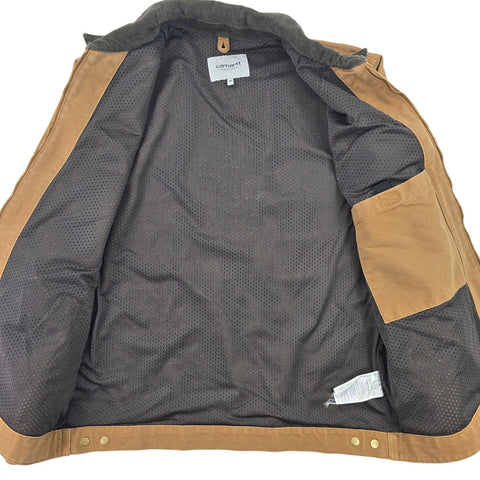 Carhartt WIP Detroit Mesh Lined Jacket Brown Men's Medium