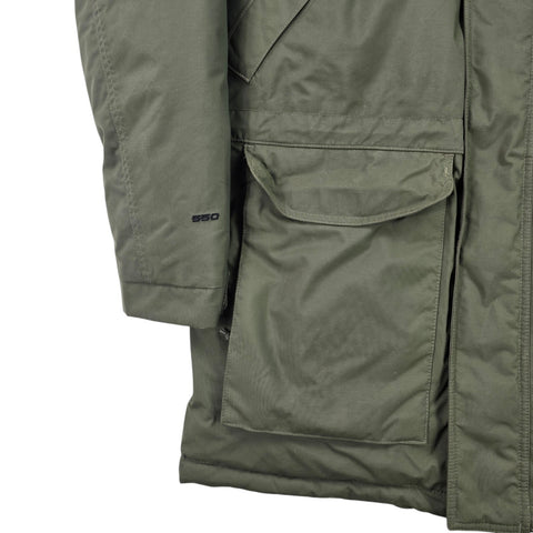 The North Face New Peak 550 Dryvent Down Puffer Jacket Green Men's Small