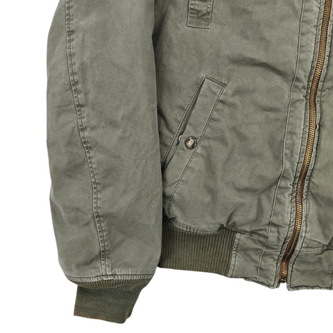 Polo Ralph Lauren B-15 Military Down Bomber Jacket Green Men's Small