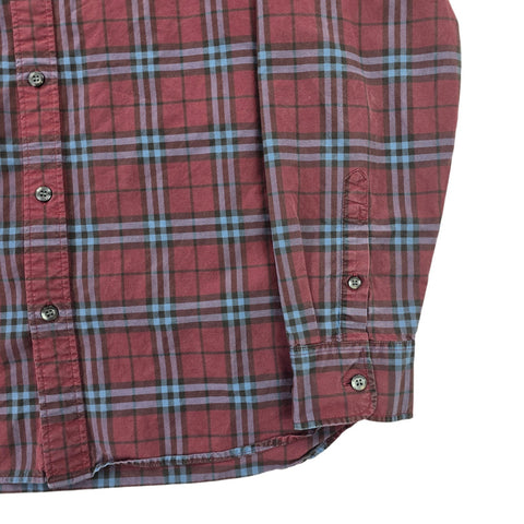 Burberry London Nova Check Long Sleeve Shirt Men's Small