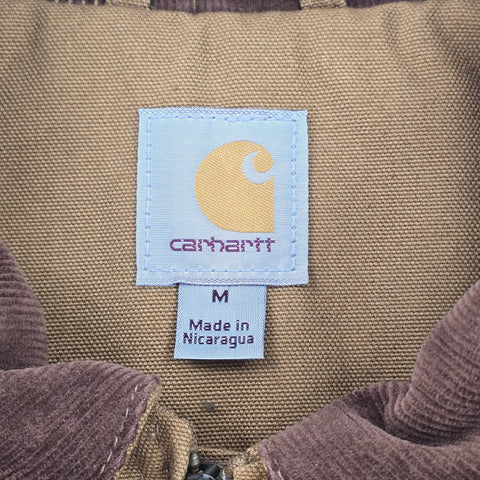 Carhartt Detroit Workwear Blanket Lined Jacket Brown Men's Medium