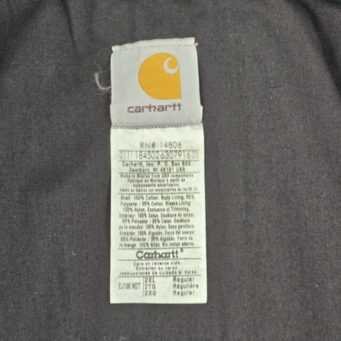 Carhartt Detroit EJ196 MDT Workwear Jacket Blue Men's XXL