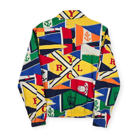 Polo Ralph Lauren Bayport Sailing Flags Graphic Harrington Jacket Men's Small
