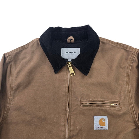 Carhartt WIP Detroit Mesh Lined Jacket Brown Men's Small