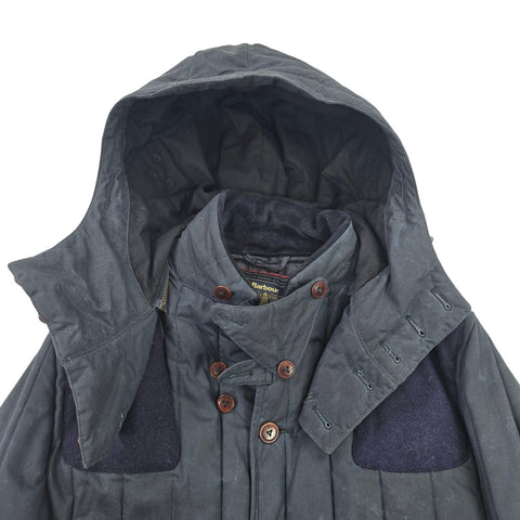 Barbour Dept B Bond 007 Dragh Wax Waterproof Hooded Jacket Grey Men's Large