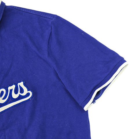 Polo Ralph Lauren LA Dodgers Baseball Spellout Polo Shirt Blue Men's Medium