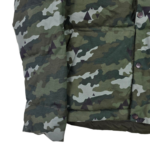The North Face Box Canyon 550 Camouflage Down Puffer Jacket Men's Medium