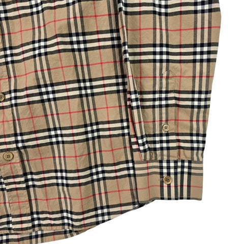 Burberry Simpson Nova Check Long Sleeve Shirt Men's Small