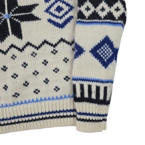 Polo Ralph Lauren Nordic Snowflake Knitted Jumper Men's Small
