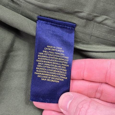 Polo Ralph Lauren Utility Field Canvas Jacket Green Men's Large