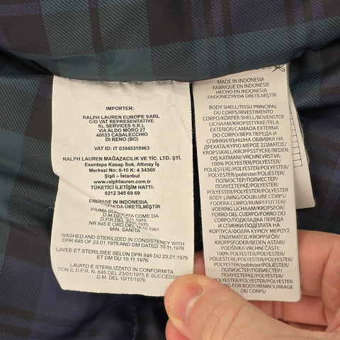 Polo Ralph Lauren Gorham Down Puffer Gilet Jacket Blue Men's Small