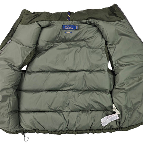 Polo Ralph Lauren Gorham Down Puffer Gilet Jacket Green Men's Large