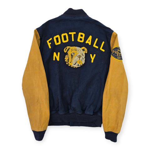 Polo Ralph Lauren Leather Varsity Spellout College Jacket Men's Medium